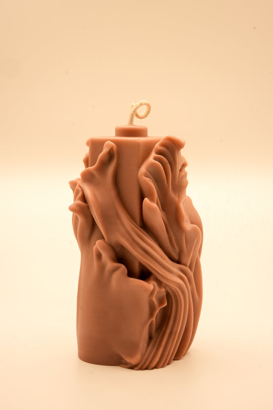 Luxury Pillar Candle – Flow Form